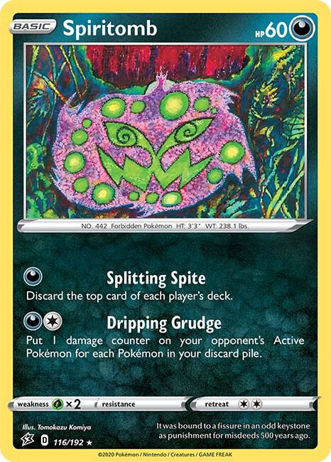 Spiritomb 116/192 (SWSH02: Rebel Clash)  | Good Games Adelaide SA