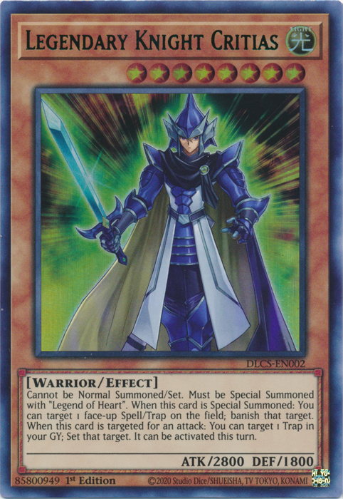 Legendary Knight Critias (Green) [DLCS-EN002] Ultra Rare | Good Games Adelaide SA