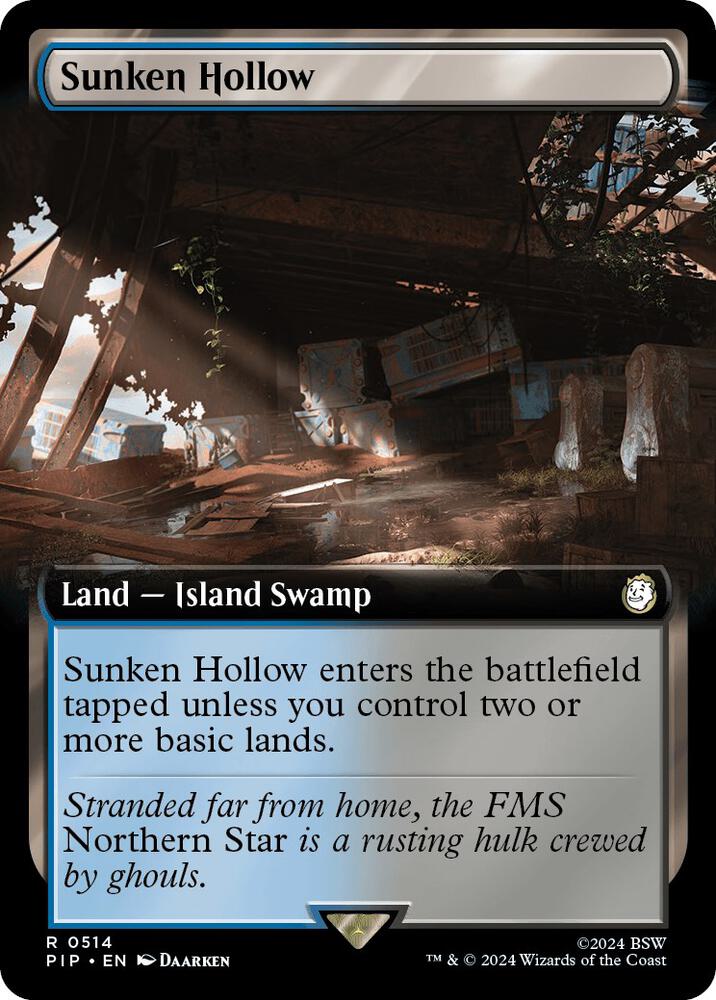 Sunken Hollow 514 (Universes Beyond: Fallout)  - Foil | Good Games Adelaide SA
