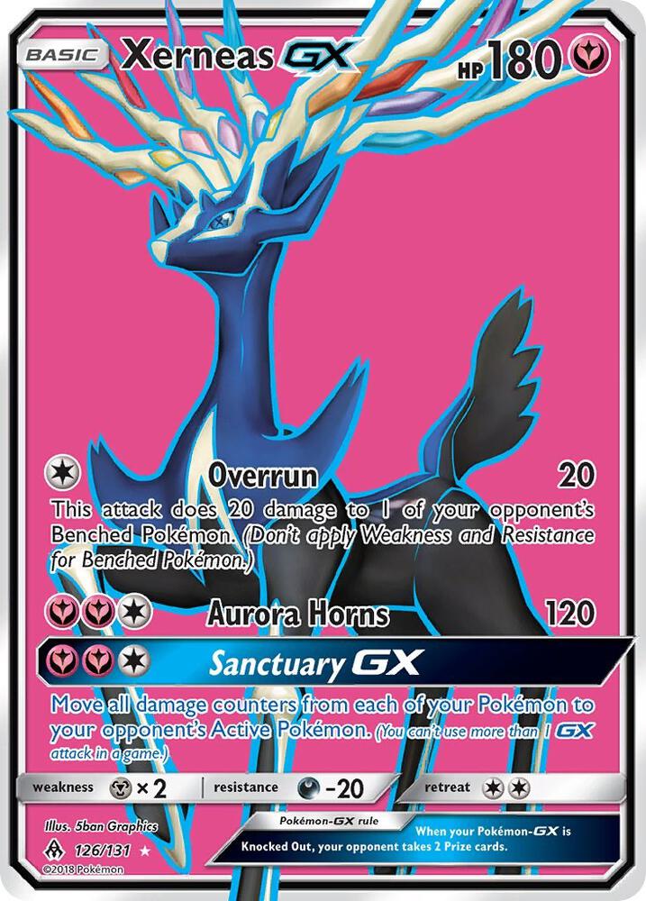 Xerneas GX Full Art 126/131 (SM - Forbidden Light)  - Holofoil | Good Games Adelaide SA