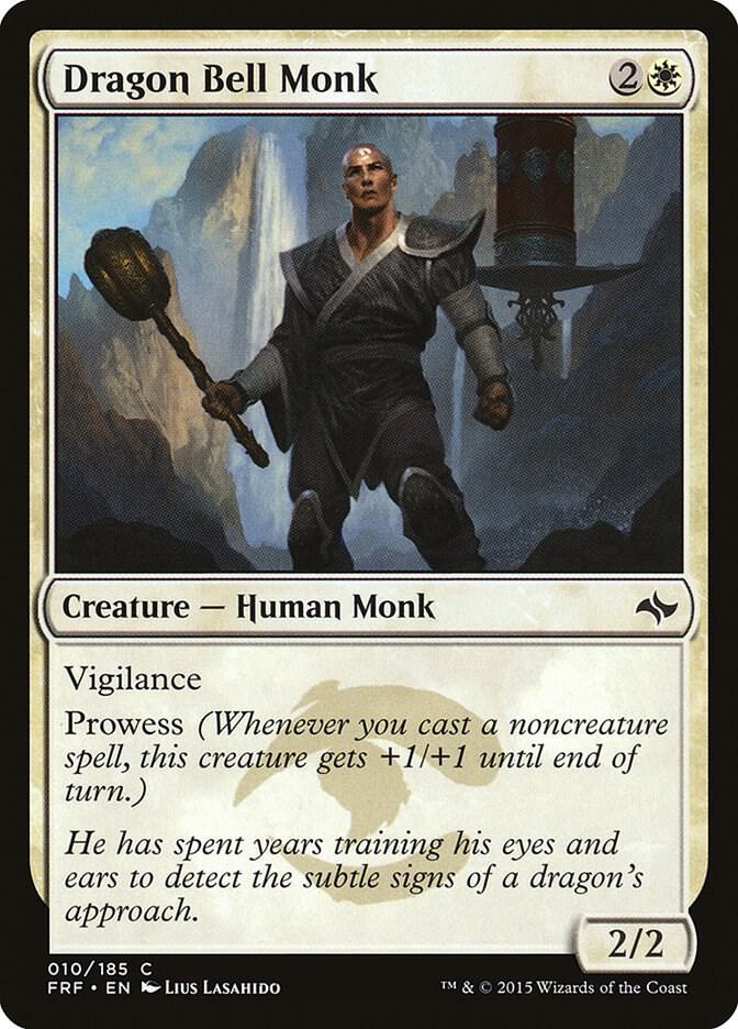 Dragon Bell Monk 10/185 (Fate Reforged)  - Foil | Good Games Adelaide SA