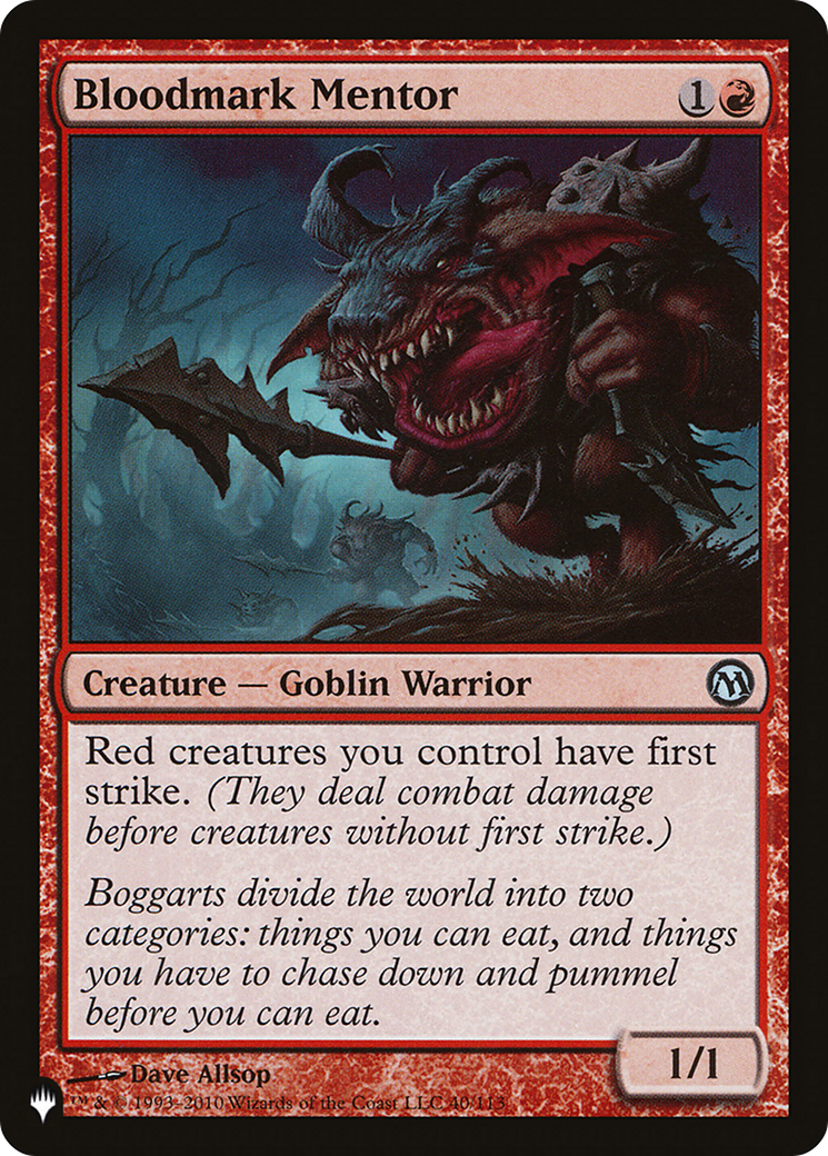Bloodmark Mentor [The List Reprints] | Good Games Adelaide SA