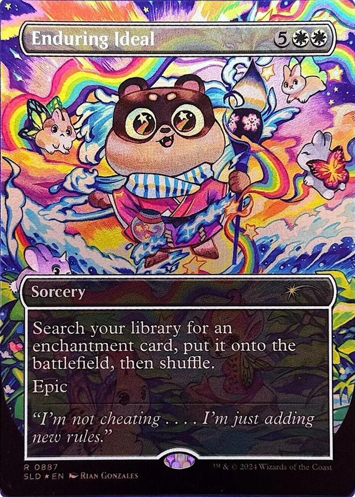 Enduring Ideal Rainbow Foil 887 (Secret Lair Drop Series)  - Foil | Good Games Adelaide SA