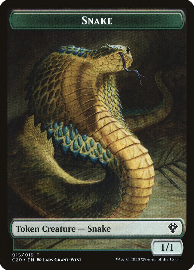 Beast (010) // Snake Double-sided Token [Commander 2020] | Good Games Adelaide SA