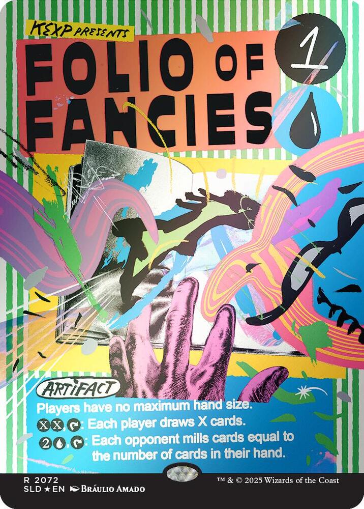 Folio of Fancies Rainbow Foil 2072 (Secret Lair Drop Series)  - Foil | Good Games Adelaide SA