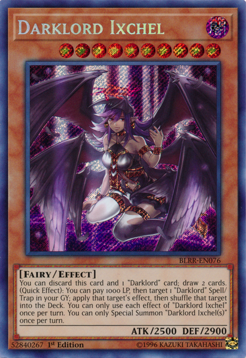 Darklord Ixchel [BLRR-EN076] Secret Rare | Good Games Adelaide SA