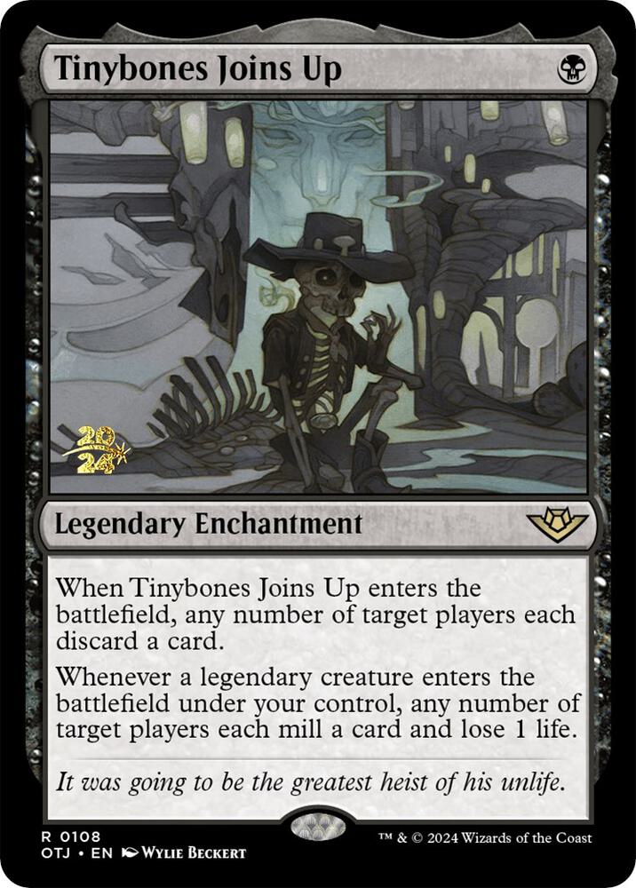 Tinybones Joins Up 108 (Prerelease Cards)  - Foil | Good Games Adelaide SA