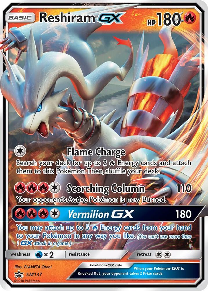 Reshiram GX SM137 (SM Promos)  - Holofoil | Good Games Adelaide SA