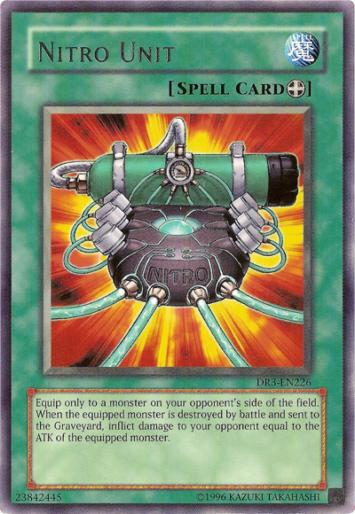 Nitro Unit [DR3-EN226] Rare | Good Games Adelaide SA
