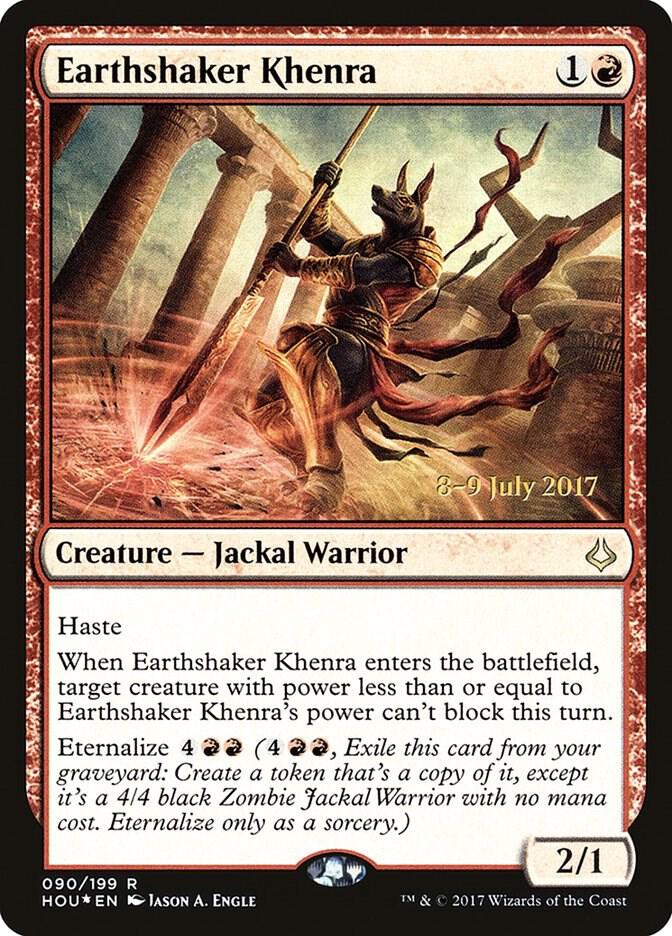Earthshaker Khenra 90 (Prerelease Cards)  - Foil | Good Games Adelaide SA