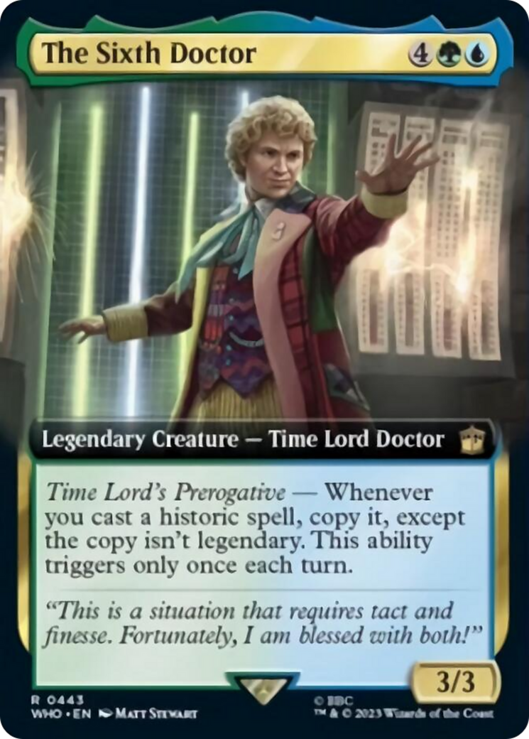 The Sixth Doctor (Extended Art) [Doctor Who] | Good Games Adelaide SA