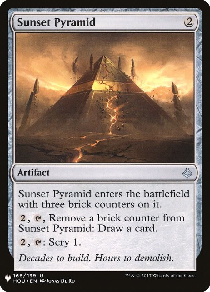 Sunset Pyramid 166 (The List Reprints)  | Good Games Adelaide SA