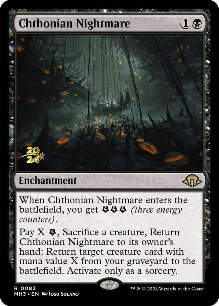 Chthonian Nightmare 83 (Prerelease Cards)  - Foil | Good Games Adelaide SA