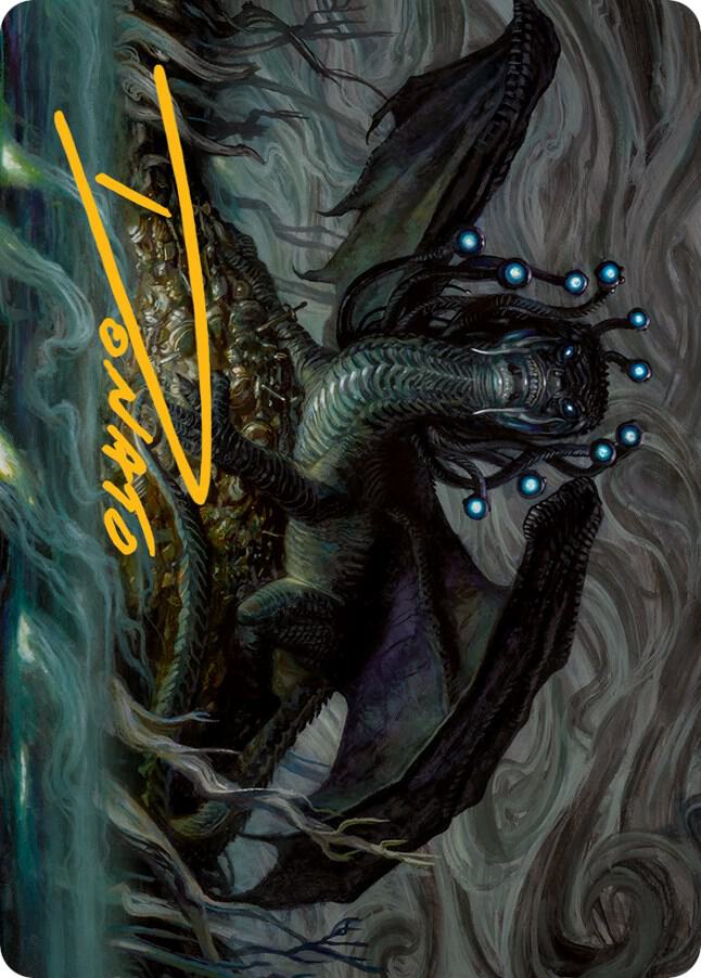 Oculus Whelp Art Card Gold Stamped Signature 15 (Art Series: March of the Machine)  | Good Games Adelaide SA