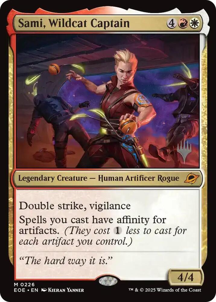 Sami Wildcat Captain 226 (Promo Pack: Edge of Eternities)  - Foil | Good Games Adelaide SA