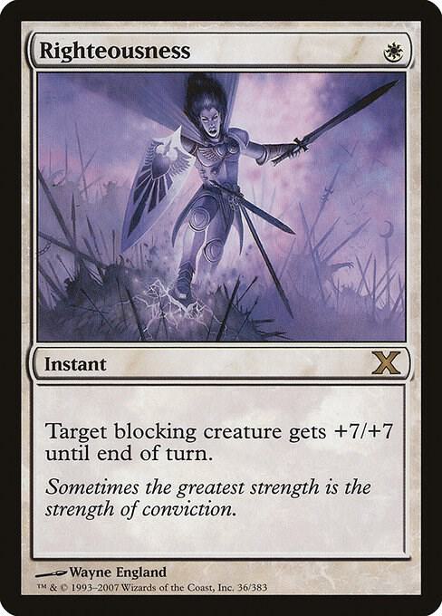 Righteousness 36 (10th Edition)  - Foil | Good Games Adelaide SA