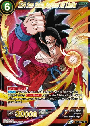 SS4 Son Goku, Beyond All Limits (Gold Stamped) [P-262] | Good Games Adelaide SA