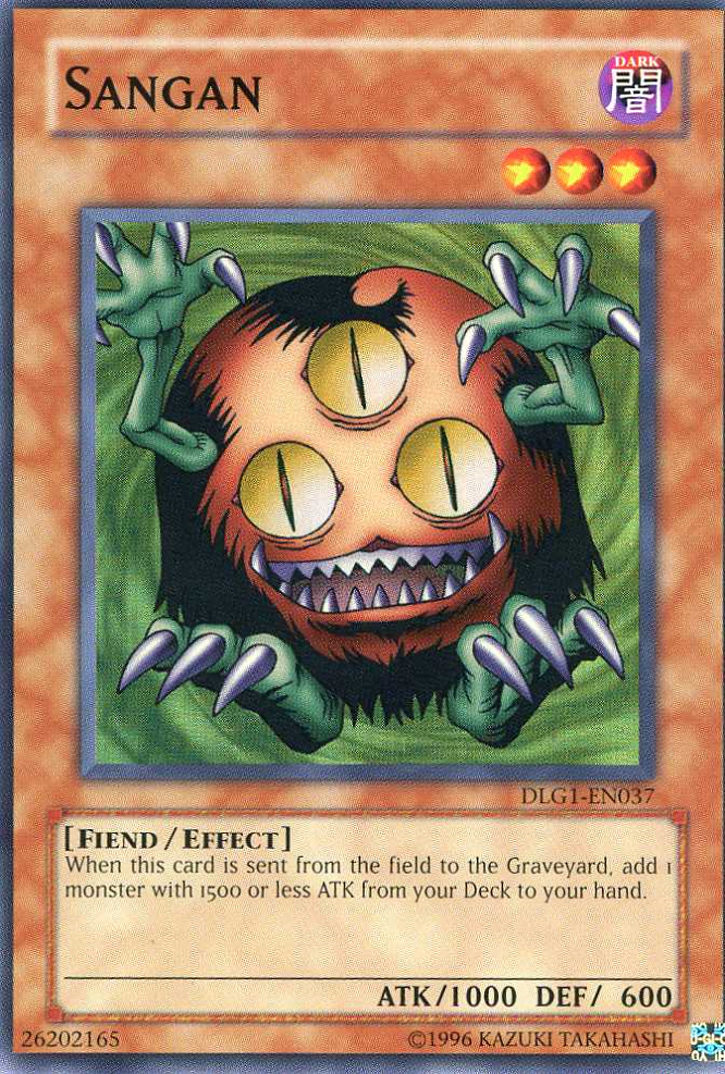 Sangan [DLG1-EN037] Super Rare | Good Games Adelaide SA