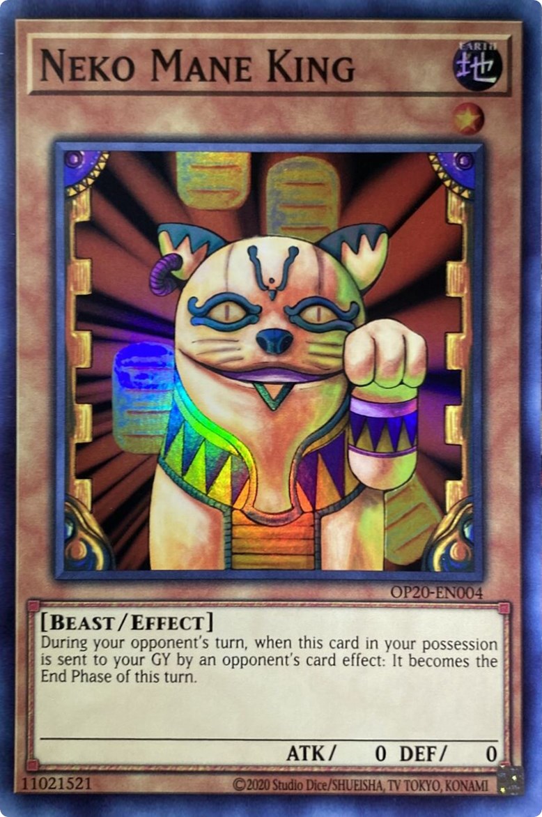 Neko Mane King [OP20-EN004] Super Rare | Good Games Adelaide SA