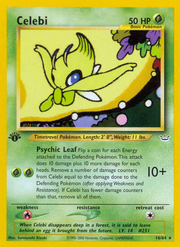 Celebi (16/64) [Neo Revelation 1st Edition] | Good Games Adelaide SA