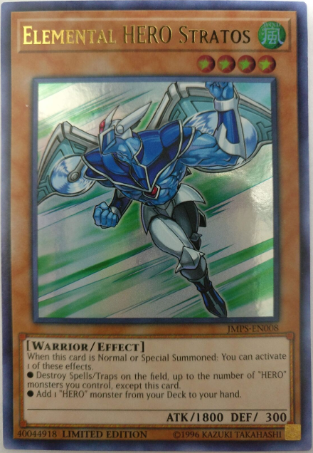 Elemental Hero Stratos [JMPS-EN008] Ultra Rare | Good Games Adelaide SA