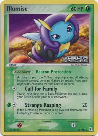 Illumise (45/113) (Stamped) [EX: Delta Species] | Good Games Adelaide SA