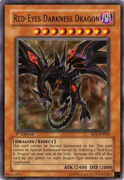 Red-Eyes Darkness Dragon [SD1-EN001] Ultra Rare | Good Games Adelaide SA