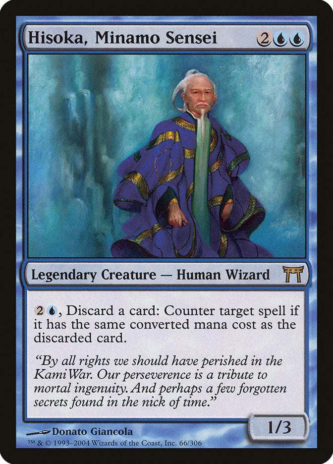Hisoka, Minamo Sensei 66 (Champions of Kamigawa)  | Good Games Adelaide SA
