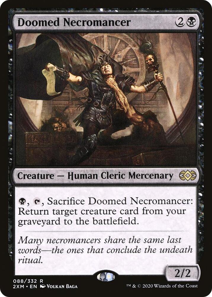 Doomed Necromancer 88 (Double Masters)  - Foil | Good Games Adelaide SA