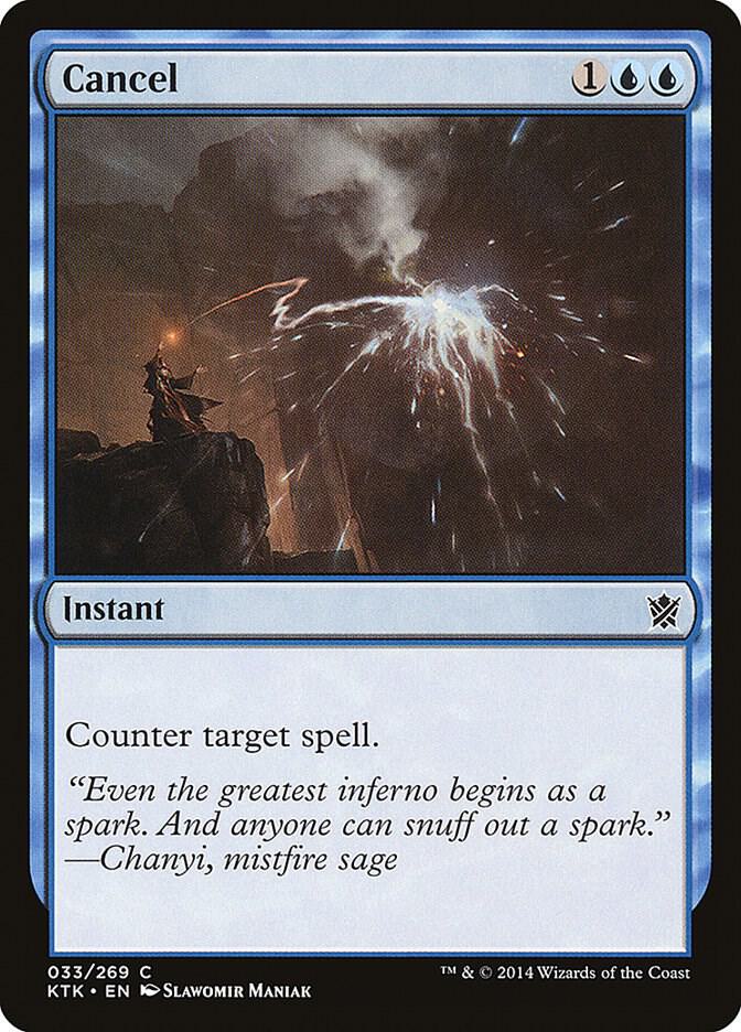 Cancel 33 (Khans of Tarkir)  - Foil | Good Games Adelaide SA