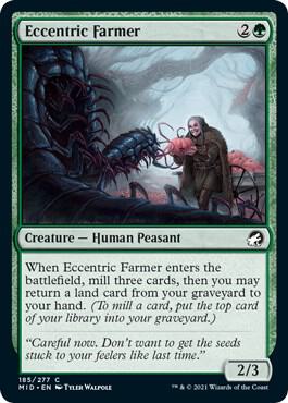 Eccentric Farmer 185 (Innistrad: Midnight Hunt)  - Foil | Good Games Adelaide SA