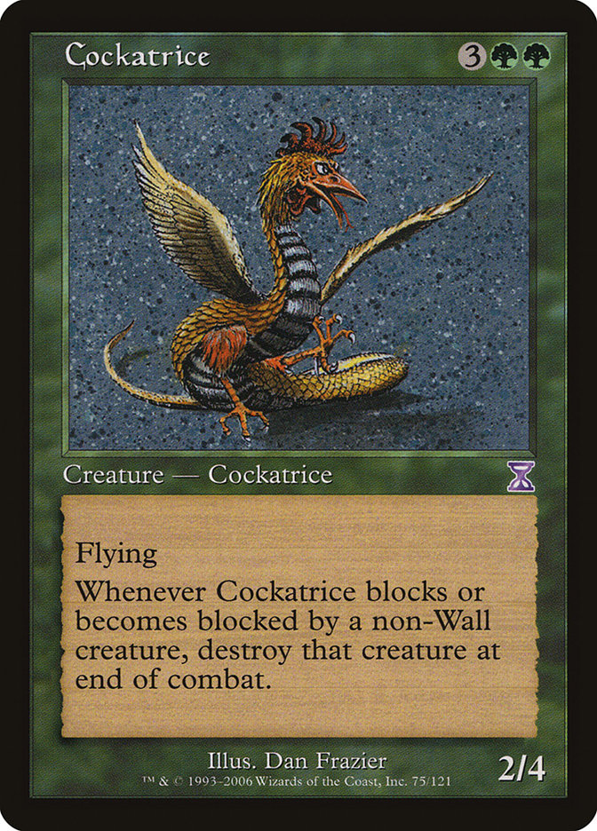 Cockatrice 75 (Timeshifted)  - Foil | Good Games Adelaide SA