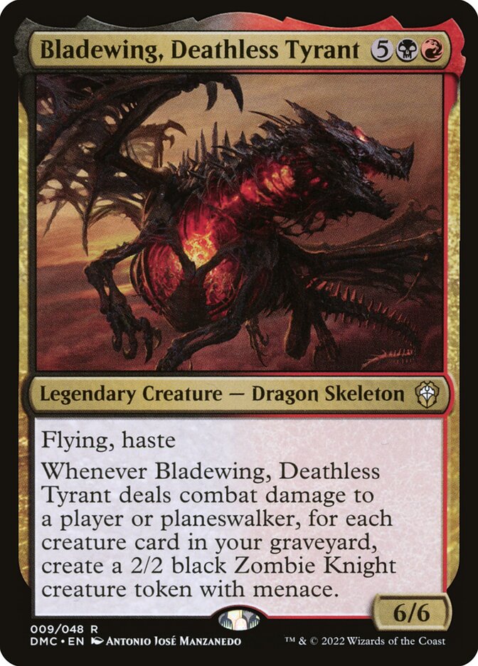 Bladewing Deathless Tyrant 9 (Commander: Dominaria United)  | Good Games Adelaide SA