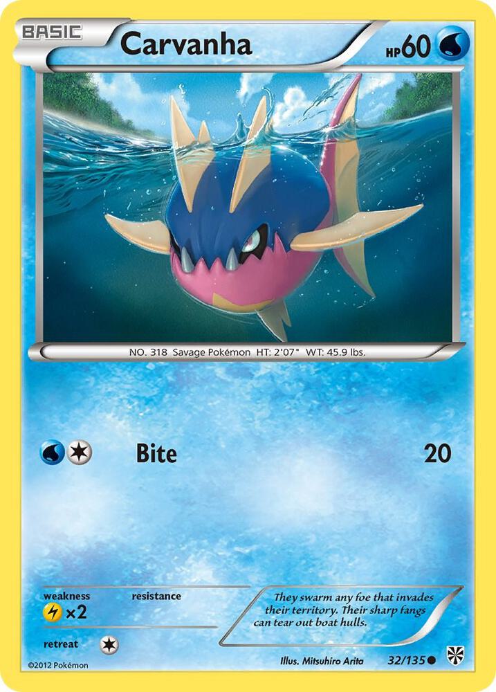 Carvanha 32/135 (Plasma Storm)  - Reverse Holofoil | Good Games Adelaide SA
