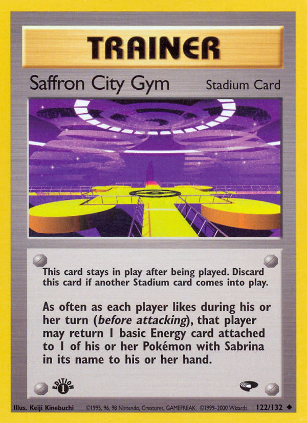 Saffron City Gym (122/132) [Gym Challenge 1st Edition] | Good Games Adelaide SA