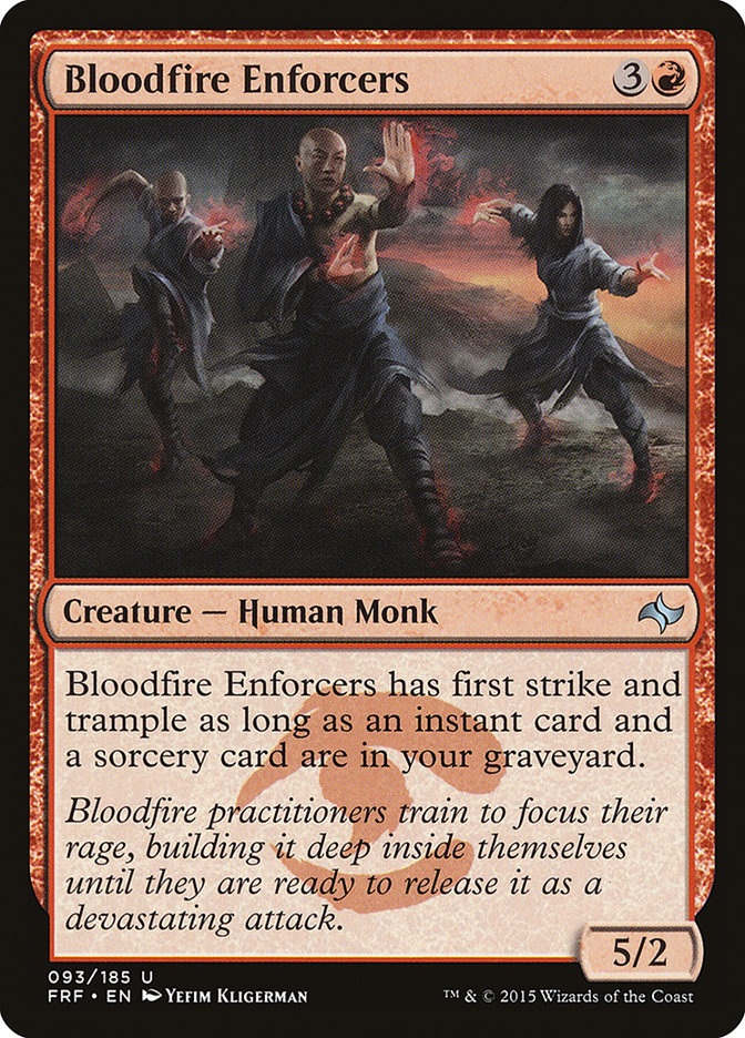 Bloodfire Enforcers 93/185 (Fate Reforged)  | Good Games Adelaide SA