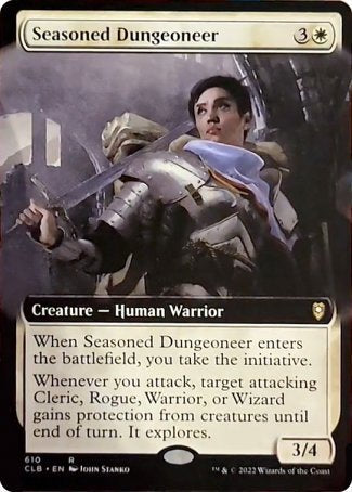 Seasoned Dungeoneer (Extended Art) [Commander Legends: Battle for Baldur's Gate] | Good Games Adelaide SA