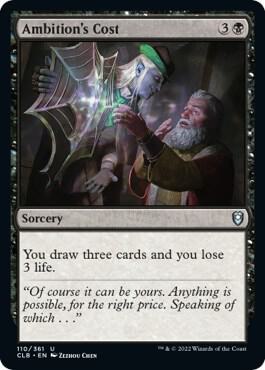 Ambitions Cost 110 (Commander Legends: Battle for Baldur's Gate)  - Foil | Good Games Adelaide SA