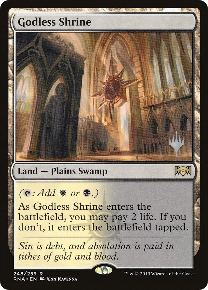Godless Shrine 248 (Promo Pack: Throne of Eldraine)  - Foil | Good Games Adelaide SA