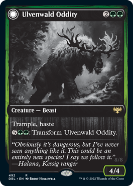 Ulvenwald Oddity // Ulvenwald Behemoth [Innistrad: Double Feature] | Good Games Adelaide SA