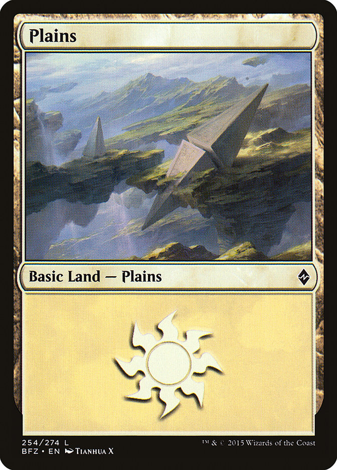Plains (254) [Battle for Zendikar] | Good Games Adelaide SA