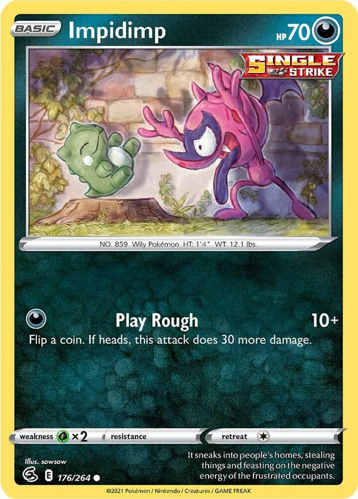 Impidimp 176/264 (SWSH08: Fusion Strike)  | Good Games Adelaide SA