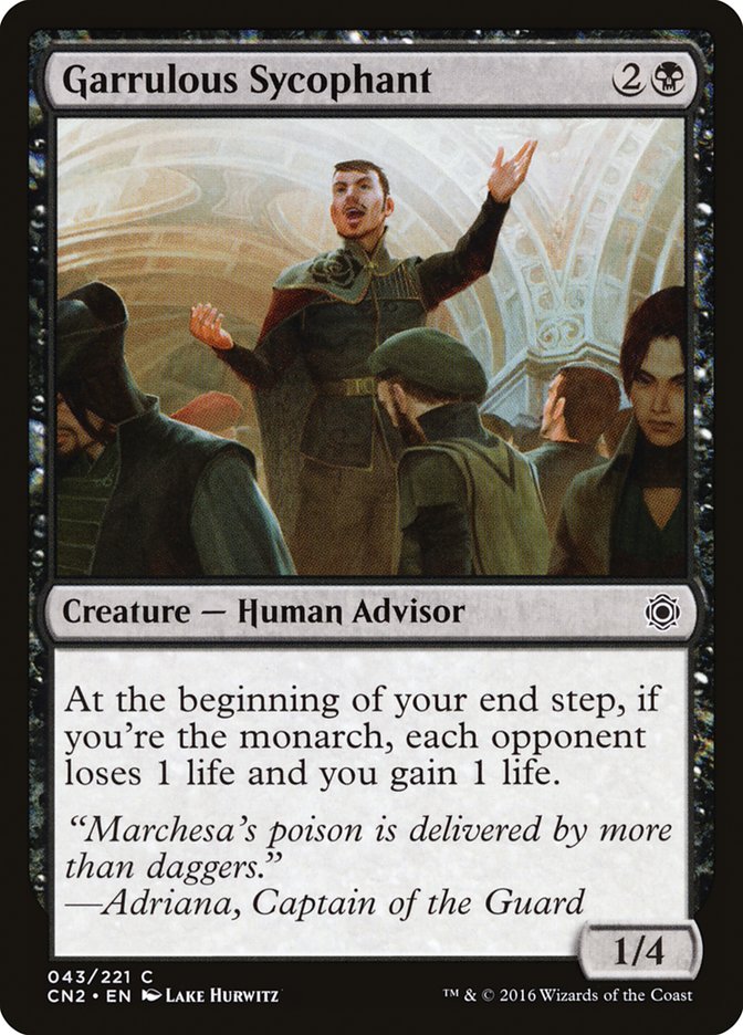 Garrulous Sycophant 43 (Conspiracy: Take the Crown)  - Foil | Good Games Adelaide SA