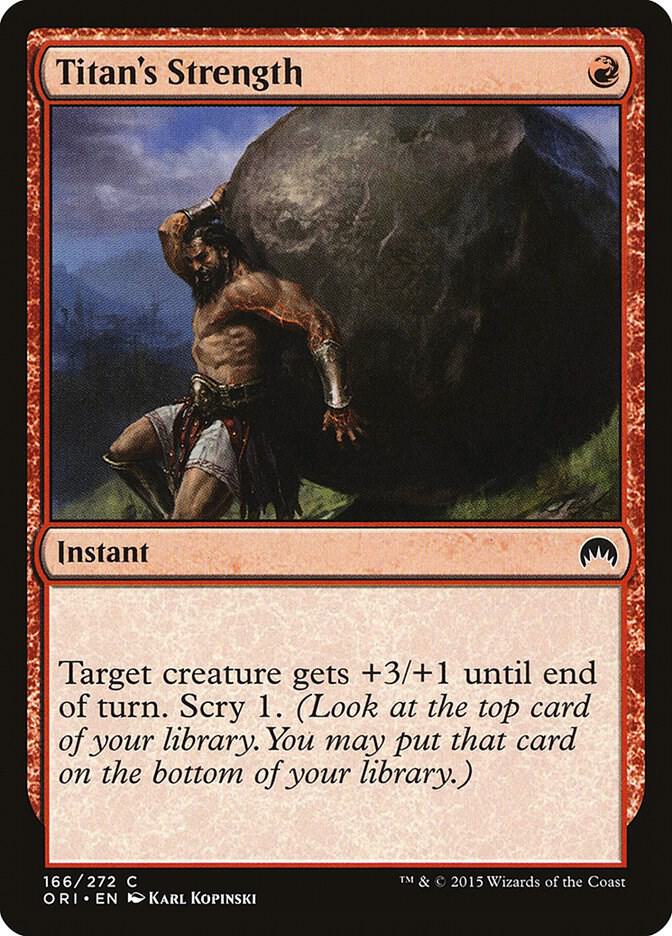 Titan's Strength 166 (Magic Origins)  | Good Games Adelaide SA