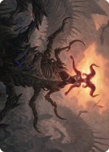 Sheoldred the Apocalypse Art Card 26 (Art Series: Dominaria United)  | Good Games Adelaide SA