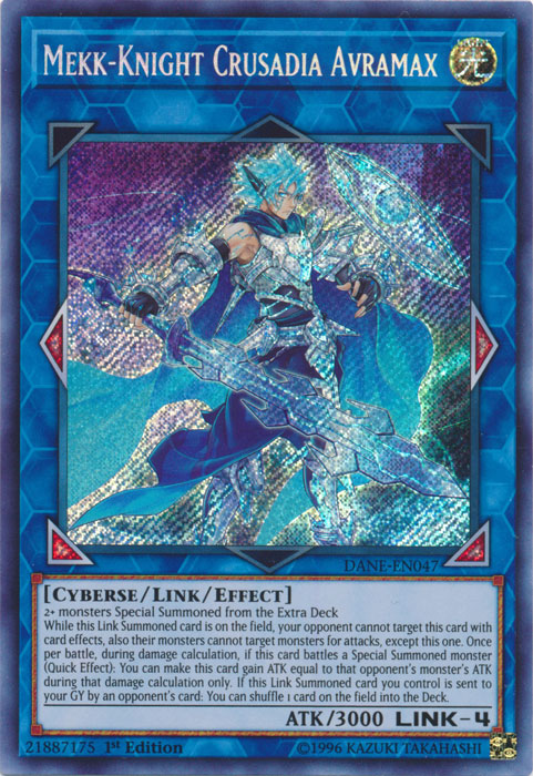 Mekk-Knight Crusadia Avramax [DANE-EN047] Secret Rare | Good Games Adelaide SA