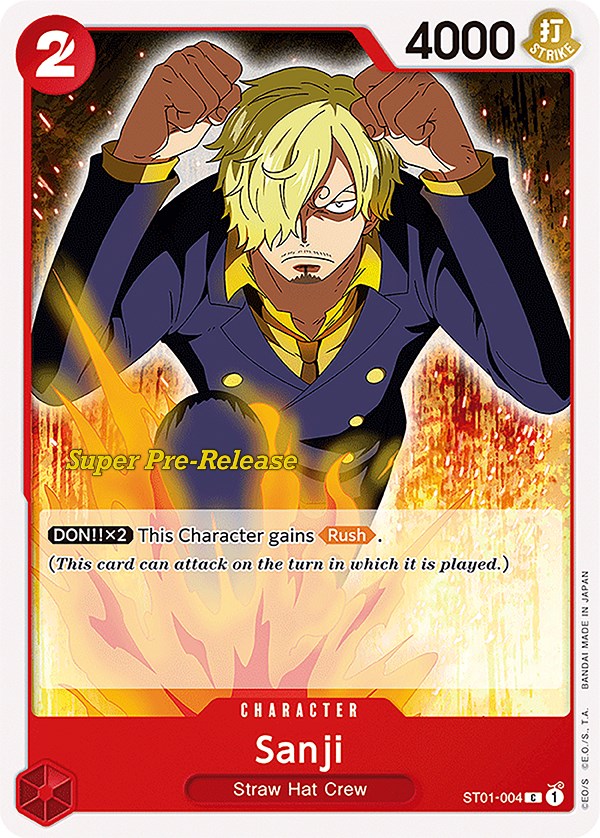 Sanji [Super Pre-Release Starter Deck: Straw Hat Crew] | Good Games Adelaide SA
