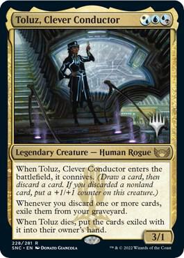 Toluz Clever Conductor 228 (Promo Pack: Streets of New Capenna)  | Good Games Adelaide SA