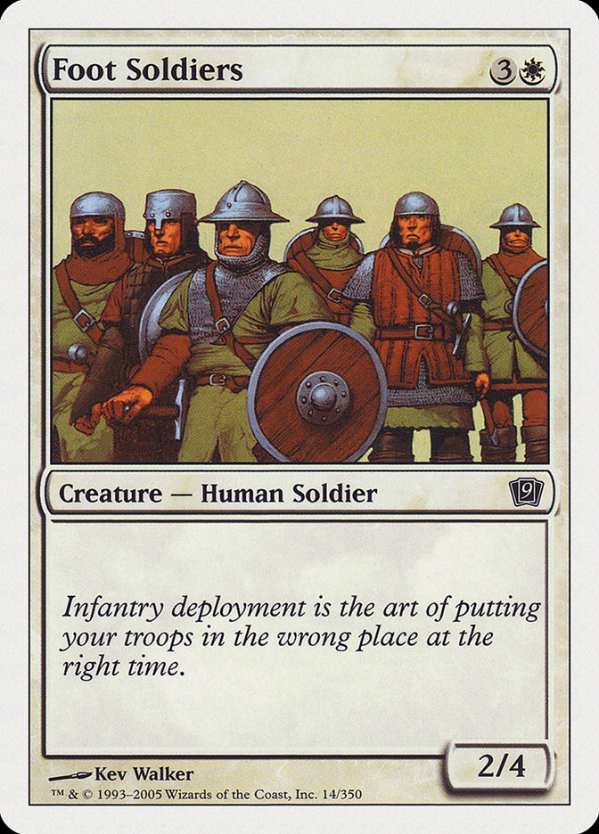 Foot Soldiers 14 (9th Edition)  | Good Games Adelaide SA