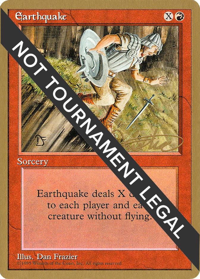 Earthquake 1996 Mark Justice 4ED  (World Championship Decks)  | Good Games Adelaide SA
